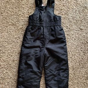 Faded Glory toddler black snow pants